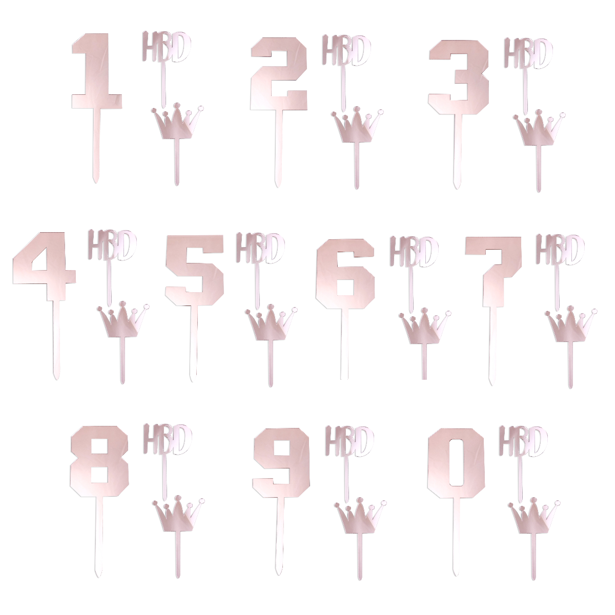 Hbd Color Rosa NÚMERO HBD CORONA ROSA | Importadora Alegría de México SA de CV